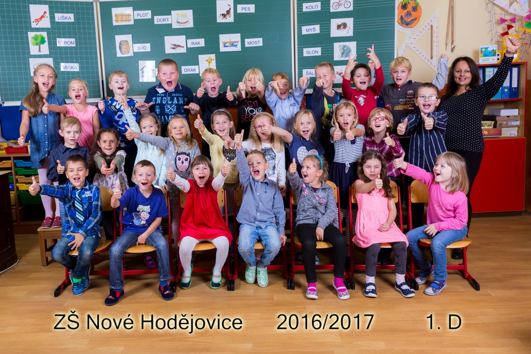 ZŠ Hodějovice 2016 - prvňáčci